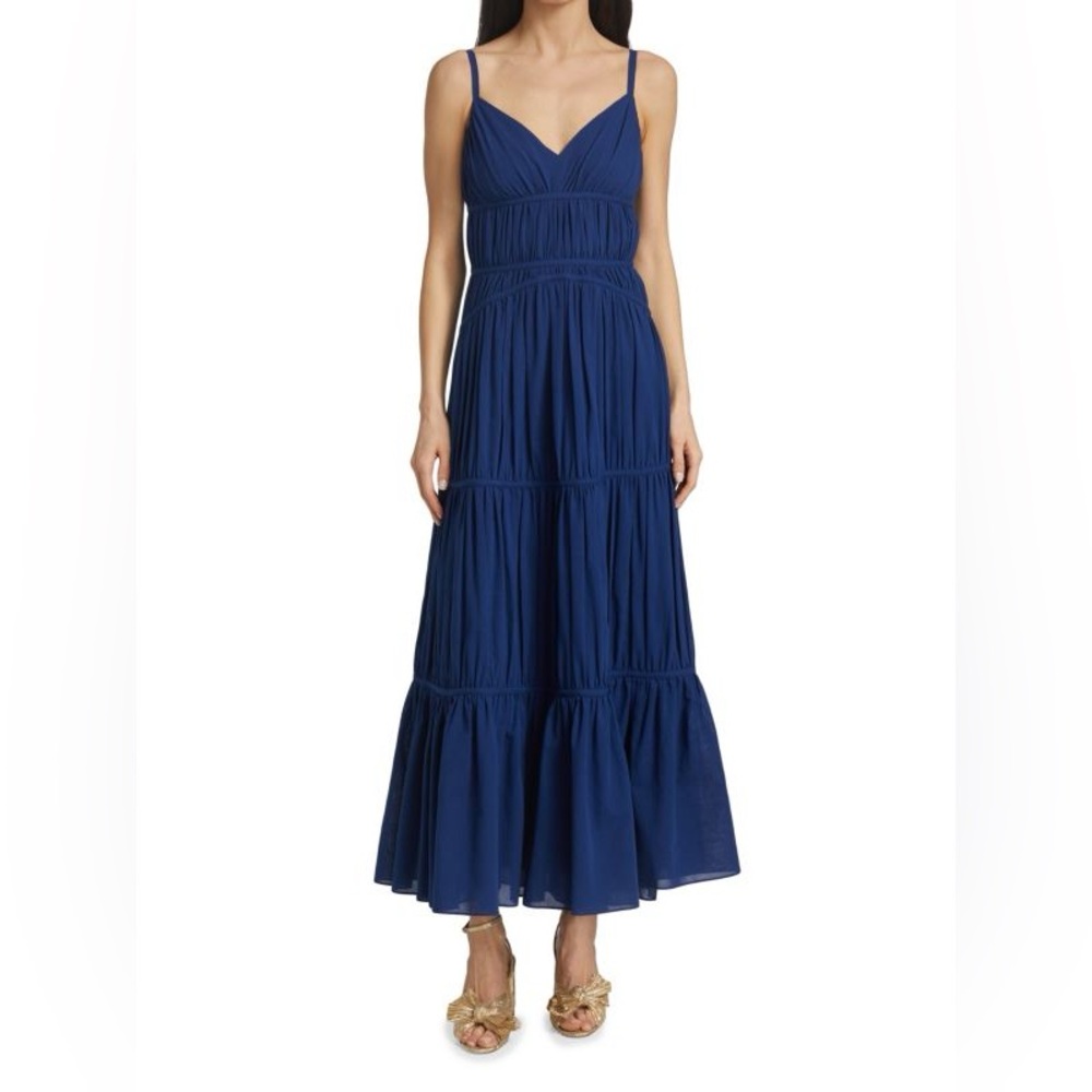 NEW NWT Trina Turk Gemma Tiered Sleeveless Maxi Dress $398 MSRP Size 12